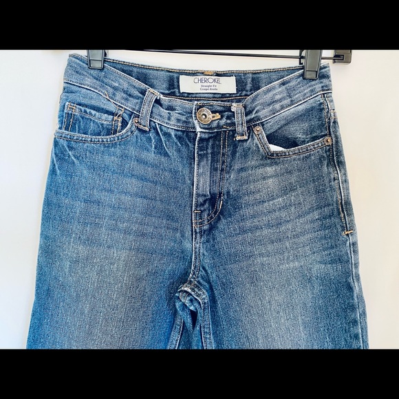 Gently Worn Cherokee Straight Fit Coupe Droite Blue Denim Jeans Boy’s Size 12 - Picture 2 of 9